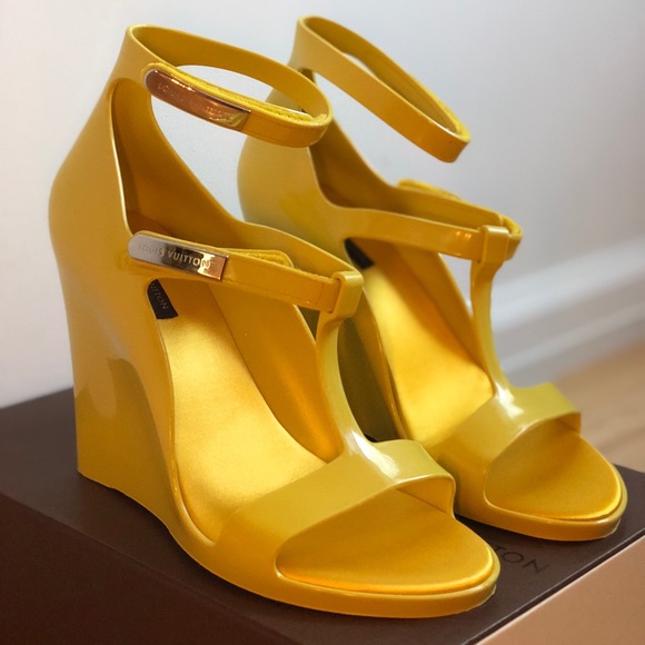 Brand new in box Louis Vuitton Wedge Sandals sz 36 - Picture 2 of 8